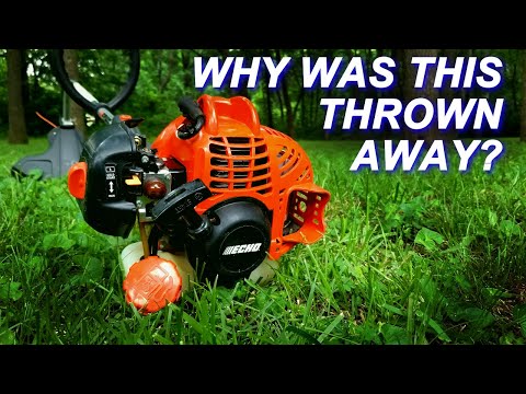 Видео: Теперь понятно, почему этот триммер Echo был отдан даром.