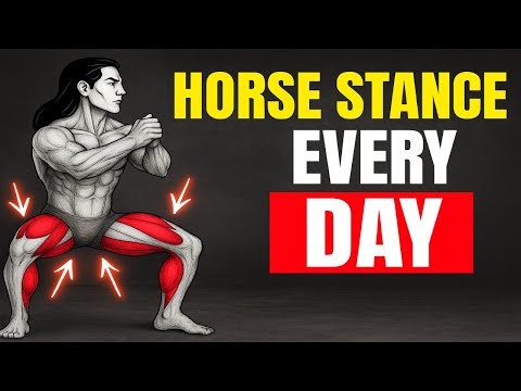 Видео: Выполняйте стойку лошади каждый день, и это произойдет с вашим телом