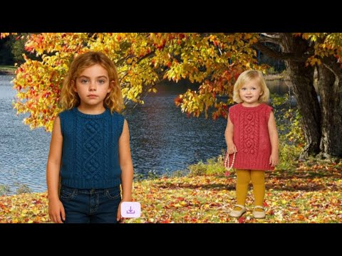 Видео: Детский жилет-спицами.Часть 1.#(2025.)