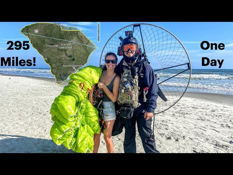 Видео: Полет через штат Южная Каролина на моем парамоторе за 1 день!