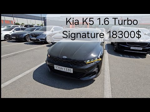Видео: Аукцион Autohub KIA K5 1.6gasoline Turbo Signature 21год 40592км 18300$
