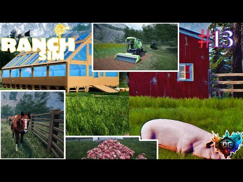 Видео: Ranch Simulator #13 - наконец то финал, поля, дохлые звери и лошадь #баги #приколы #файлы #ранчо