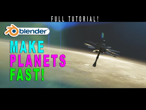 Видео: Как создавать космические сцены в Blender 3D ➡ Быстрое создание планет: простой рабочий процесс!