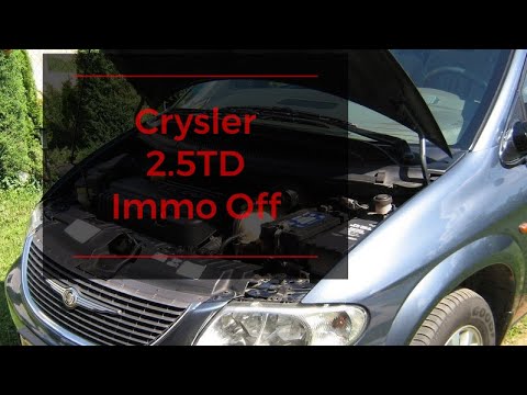 Видео: Как самому Отключить иммобилайзер Chrysler voyager 2.5td