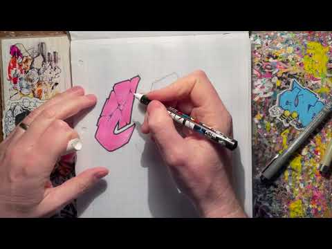 Видео: Учебник — Дополнительные заливки и эффекты для граффити-букв