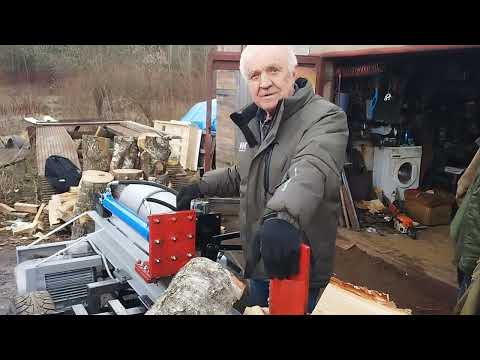 Видео: Электрический дровокол Вакула.