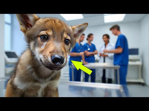 Видео: Волчонок заплакал, когда увидел ветеринара. Вы не поверите, ПОЧЕМУ!