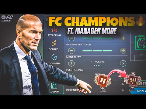 Видео: Как я достиг FC CHAMPIONS в режиме менеджера с составом 114 OVR 😱 | Руководство по FC Mobile 26 #...