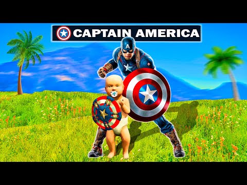 Видео: КАПИТАН АМЕРИКА Мені Асырап Алды (GTA V)