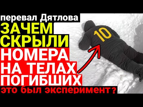 Видео: Эксклюзив! Нашли номера на каждом теле студента перевала! Зачем их нумировали?