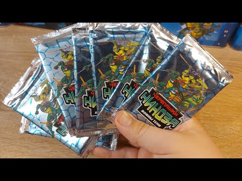 Видео: Выпала УЛЬТРАРЕДКАЯ КАРТА??? Карточки Черепашки Ниндзя Воины Тени Распаковка