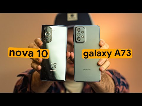 Видео: HUAWEI nova 10 против Galaxy A73 - выбираем лучшего!
