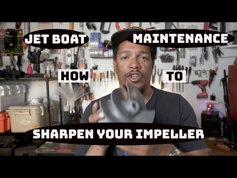 Видео: Техническое обслуживание подвесного водомета. Заточка импеллера.