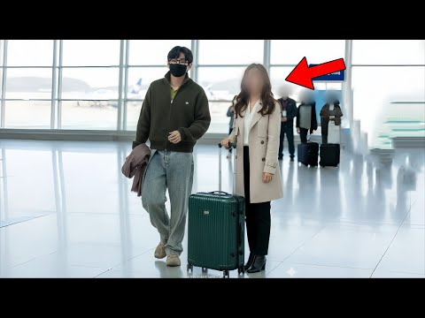 Видео: Вышло новое видео Тэхёна из аэропорта — его отъезд из Лос-Анджелеса вызвал переполох!