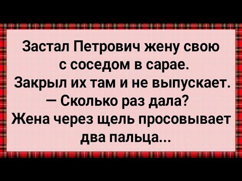 Видео: Как Петрович Жену в Сарае Закрыл! Сборник Свежих Анекдотов! Юмор!