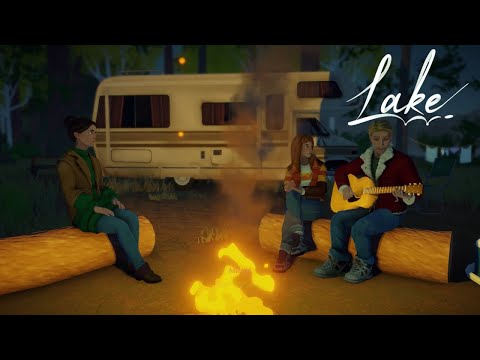 Видео: Lake #7 Проводы с гостями у костра - Прохождение Без Комментариев