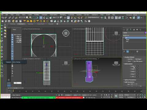 Видео: Уроки 3Ds Max Моделирование и текстурирование. 09 12 23