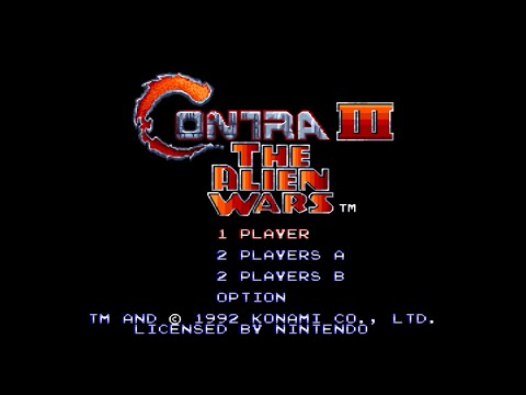 Видео: Полное прохождение Contra III - The Alien Wars (SNES)