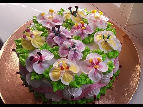 Видео: Тортик Весенний цветочек