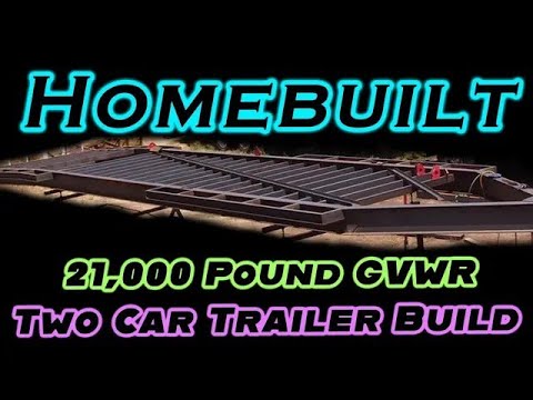 Видео: Сборка тяжелого двухосного прицепа (часть 1)