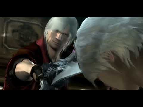 Видео: Неро vs Данте|Первая битва|Переозвучка|Devil may cry 4