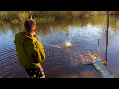 Видео: Ловчий мост, о котором мало кто знает... Паук-подъемник отработал на ура...