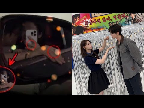 Видео: Поймано на камеру! Юна и Ли Чхэ Мин мило целуются в зеркале автомобиля.