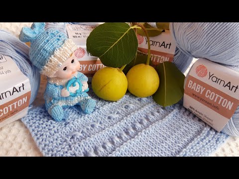 Видео: #ВЯЗАНИЕ ПРЯЖА BABY COTTON от Yarn Art - Нежность в Каждом Моточке 🧶  #обзорпряжи #полухлопок