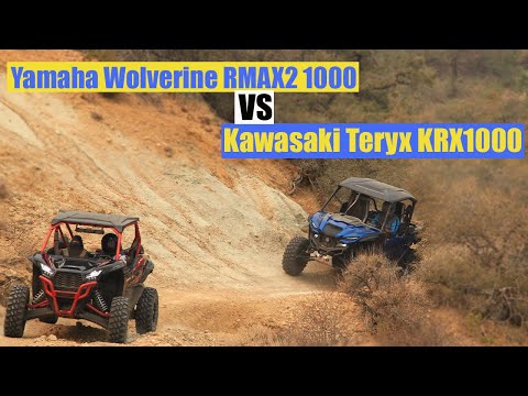Видео: Yamaha Wolverine RMAX2 1000 против Kawasaki Teryx KRX1000 — перестрелка — журнал UTV Action
