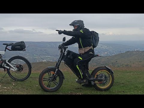 Видео: На электробайках на гору КАБАН 🙂