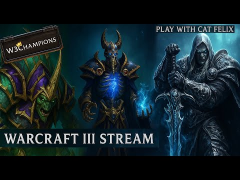 Видео: Кіт Фелікс вривається в W3Champions | 1100+ ММР