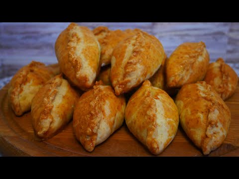 Видео: Пирожки с мясом БЕЗ ДРОЖЖЕЙ. Бездрожжевая выпечка. Вкусные пирожки в духовке