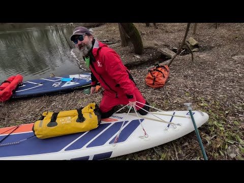 Видео: Как крепить вещи для SUP прогулок