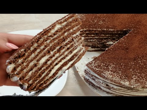 Видео: Торт "СПАРТАК" Шоколадно-медовий торт. Крем заварний. Шоколадний торт