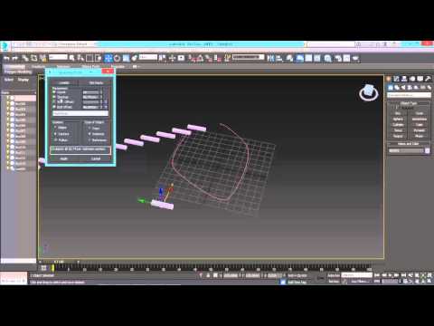 Видео: 3ds Max для начинающих урок 20 ( Копирование по пути)