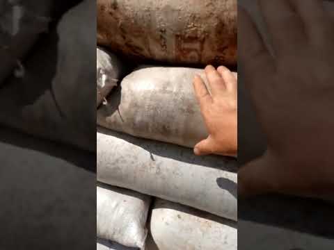 Видео: Сарай из мешков с глиноземом