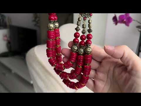 Видео: Намистотерапія… Було-стало… Оновлені прикраси для Зіни…