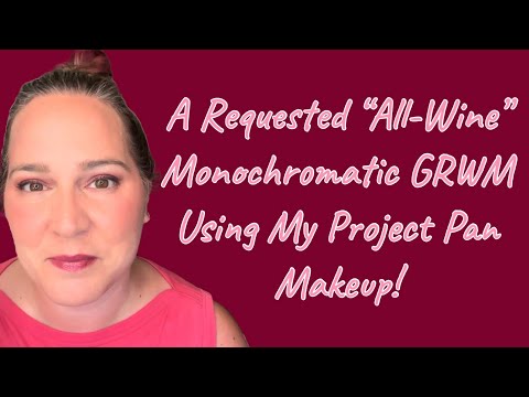 Видео: Монохромный винный GRWM, снятый в августе. 🙈🍷