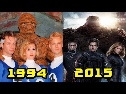 Видео: Эволюция Фантастической Четверки все появления в фильмах и мультфильмах (1967-2015)