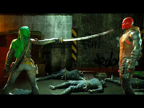 Видео: Красный Колпак наконец-то противостоит Талии аль Гул — Gotham Knights
