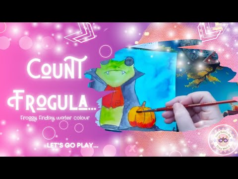 Видео: Я нарисовал лягушку-вампира акварелью