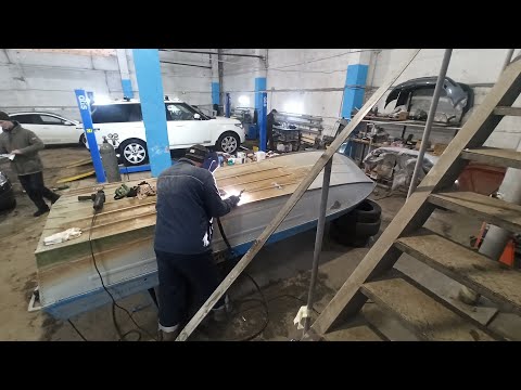 Видео: Казанка 5М4. Сварка лодки аргоном