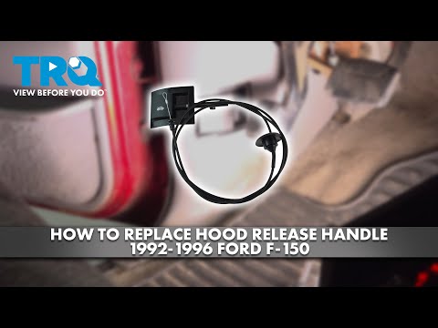 Видео: Как заменить ручку открывания капота на Ford F-150 1992-1996 годов