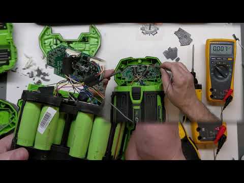 Видео: EGO 56V Gen1 5AH Мигающий оранжевый Исправление