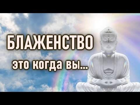 Видео: Блаженство - это когда вы ничего не ищете.