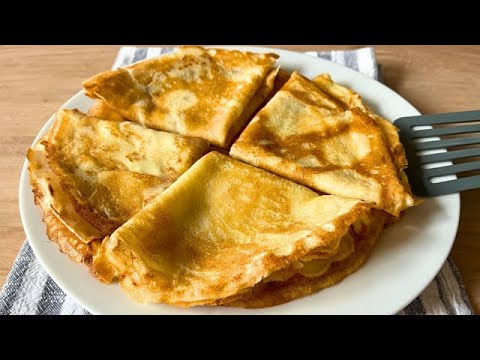 Видео: Блины на сметане рецепт. Блинчики на Масленицу или просто к чаю !