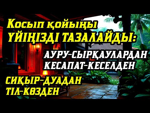 Видео: Үйіңізде жаман энергия болмасын қосыпқойыңыз