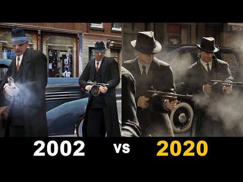 Видео: Мафия - оригинал (2002) против ремейка (2020): сравнение сцен ресторана