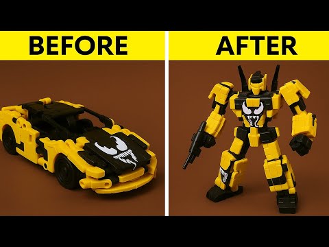 Видео: Вау! 😱 Мы превратили LEGO-машину за $10 в ГИГАНТСКОГО ВЕНОМ-МОНСТРА за $100.000! 💀🔥