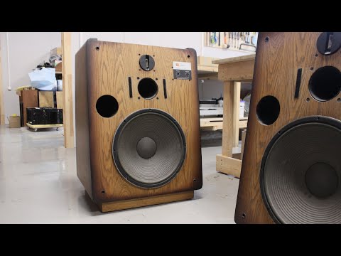 Видео: JBL L300 Oak restoration. Реставрация JBL L300